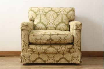 中古　DREXEL HERITAGE(ドレクセルヘリテイジ)　ゆったりとした寛ぎの空間づくりに取り入れたい1人掛けソファ(一人掛けソファ、1Pソファ、アームソファ、アームチェア)(R-059699)
