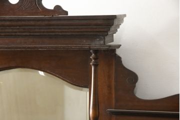 イギリスアンティーク　マホガニー材　クラシカルな雰囲気が魅力的なパーラーキャビネット(戸棚、収納棚、飾り棚)(R-059706)