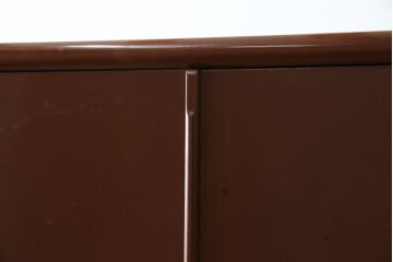 ※塗装にダメージあり※　和製ヴィンテージ　最高級品　総漆塗り　漆絵入り　内部桐材　品のある雰囲気を醸し出すワードローブ　(R-059709)