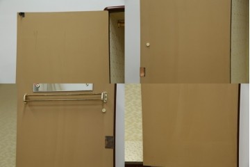 ※塗装にダメージあり※　和製ヴィンテージ　最高級品　総漆塗り　漆絵入り　内部桐材　品のある雰囲気を醸し出すワードローブ　(R-059709)