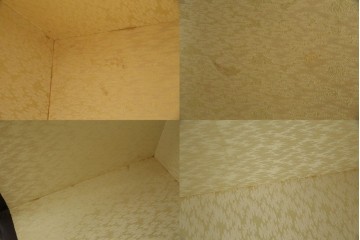 ※塗装にダメージあり※　和製ヴィンテージ　最高級品　総漆塗り　漆絵入り　内部桐材　品のある雰囲気を醸し出すワードローブ　(R-059709)