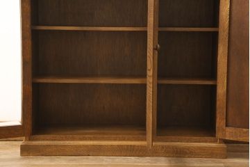 中古　三越　Brugge(ブルージュ)　扉にあしらわれたバラのレリーフが上品なサイドボード(キャビネット、飾り棚、収納棚、戸棚)(R-059728)