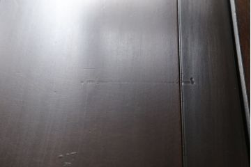 中古　国産　民芸家具　大人の落ち着きのある空間を演出するビューローブックケース(収納棚、戸棚、ライティングビューロー、本箱、在宅ワーク、在宅用、ワークデスク)(R-059734)