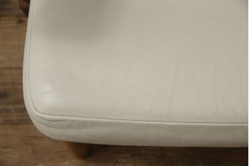 中古　KOSUGA(コスガ)　セパレート式　レイアウト自由自在!ナチュラルモダンな空間を演出する本革3人掛けソファ(レザー、三人掛け、3P)(R-059738)