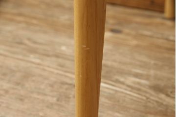 中古　美品　Cassinaixc.(カッシーナイクスシー)　オーク材　スタイリッシュなデザインが魅力的なメイクアップドレッサー+チェアセット(鏡台、ミラー、チェア、椅子)(定価約55万円)(R-059742)