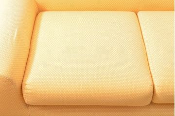 中古　arflex(アルフレックス)　GIUBBA(ジュバ)　無駄のないシンプルさが魅力的な2人掛けソファ+オットマンのセット(定価約45万円)(ラブソファ、二人掛け)(R-059748)