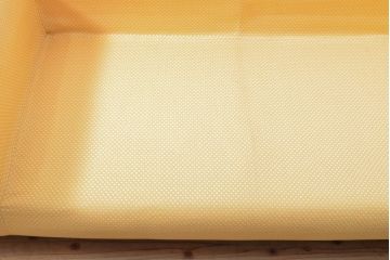 中古　arflex(アルフレックス)　GIUBBA(ジュバ)　無駄のないシンプルさが魅力的な2人掛けソファ+オットマンのセット(定価約45万円)(ラブソファ、二人掛け)(R-059748)