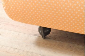 中古　arflex(アルフレックス)　GIUBBA(ジュバ)　無駄のないシンプルさが魅力的な2人掛けソファ+オットマンのセット(定価約45万円)(ラブソファ、二人掛け)(R-059748)