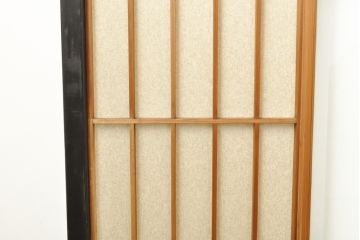 アンティーク建具　 昭和中期　腰板欅(ケヤキ)材　凛とした佇まいが気品溢れる障子戸4枚セット(引き戸、建具)(R-059750)