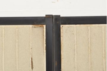 アンティーク建具　 昭和中期　腰板欅(ケヤキ)材　凛とした佇まいが気品溢れる障子戸4枚セット(引き戸、建具)(R-059750)