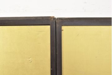 アンティーク建具　高級品　昭和初期　技巧を凝らした七宝引き手が美しい!　障子戸入りふすま(襖)4枚セット(引き戸、建具)(R-059751)