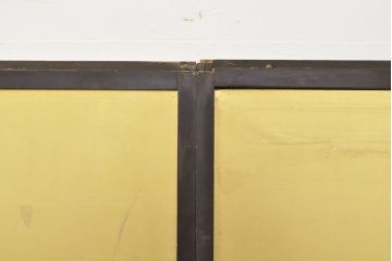 アンティーク建具　高級品　昭和初期　技巧を凝らした七宝引き手が美しい!　障子戸入りふすま(襖)4枚セット(引き戸、建具)(R-059751)