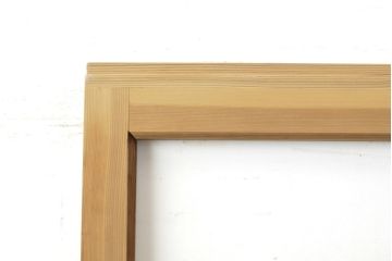 アンティーク建具　昭和中期　レトロな部屋づくりにぴったり!古い木製のガラス戸2枚セット(引き戸、建具)(R-059754)