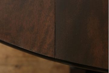 ヴィンテージ　松本民芸家具　落ち着いた大人空間におすすめのT.R.ゲートレッグテーブル(バタフライテーブル、ビンテージ、エクステンションテーブル、ダイニングテーブル、ラウンドテーブル、丸テーブル)(定価約31万円)(R-059759)