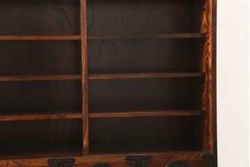 中古　美品　岩谷堂箪笥　収納力抜群! 上質な和の空間づくりに取り入れたい水屋箪笥(定価約120万円)(キャビネット、食器棚、戸棚、収納棚)(R-059763)