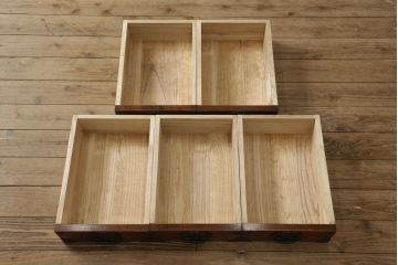 中古　美品　岩谷堂箪笥　収納力抜群! 上質な和の空間づくりに取り入れたい水屋箪笥(定価約120万円)(キャビネット、食器棚、戸棚、収納棚)(R-059763)