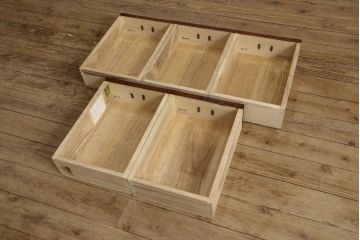 中古　美品　岩谷堂箪笥　収納力抜群! 上質な和の空間づくりに取り入れたい水屋箪笥(定価約120万円)(キャビネット、食器棚、戸棚、収納棚)(R-059763)