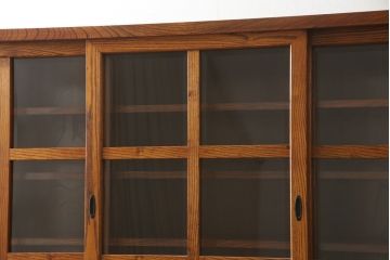 中古　美品　岩谷堂箪笥　収納力抜群! 上質な和の空間づくりに取り入れたい水屋箪笥サイドボード(キャビネット、食器棚、戸棚、収納棚)(R-059764)
