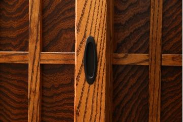 中古　美品　岩谷堂箪笥　収納力抜群! 上質な和の空間づくりに取り入れたい水屋箪笥サイドボード(食器棚、戸棚、収納棚)(R-059765)