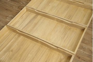 和製ビンテージ　最高級!　手打ち金具　木地呂塗り　漆塗り　前面欅(ケヤキ)材　細部まで職人のこだわりが感じられる三段重ね仙台箪笥(衣装たんす、和箪笥、着物箪笥、ヴィンテージ)(R-059771)