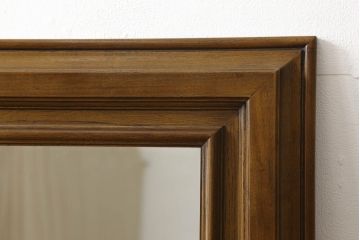 中古　美品　DREXEL HERITAGE(ドレクセルヘリテイジ)　シンプルなデザインの中にも品の良さが感じられるウォールミラー(壁掛け鏡)(R-059779)