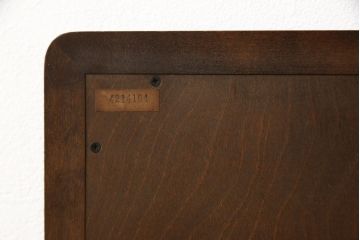 中古　北海道民芸家具　シンプルなデザインで取り入れやすいミラー(壁掛け鏡、ウォールミラー)(R-059780)