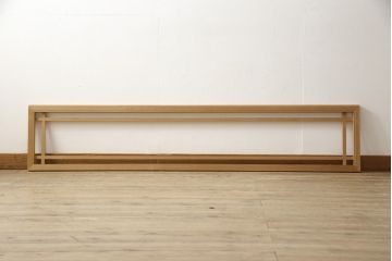 中古　建具　民芸家具　レトロでナチュラルなガラス欄間1枚(明り取り、明かり取り)(R-059794)