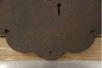 アンティーク雑貨　古く錆びた風合いが良い味を醸し出す蔵戸の錠前金具(ディスプレイ雑貨、蔵戸パーツ)(R-059802)