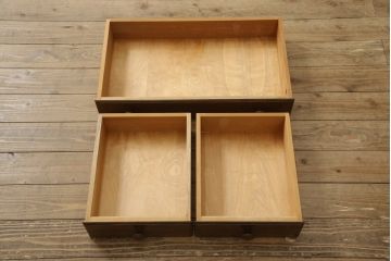 中古　美品　松本民芸家具　和・洋どちらの空間にも合わせやすいシックなサイドボード(収納棚、カウンターテーブル、サイドキャビネット)(R-059811)