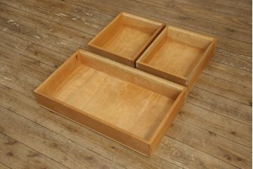 中古　美品　松本民芸家具　和・洋どちらの空間にも合わせやすいシックなサイドボード(収納棚、カウンターテーブル、サイドキャビネット)(R-059811)
