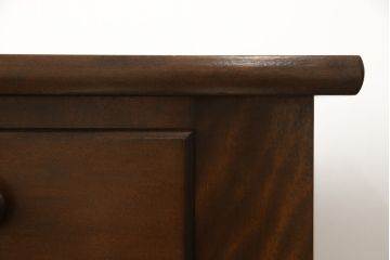 中古　美品　松本民芸家具　和・洋どちらの空間にも合わせやすいシックなサイドボード(収納棚、カウンターテーブル、サイドキャビネット)(R-059811)