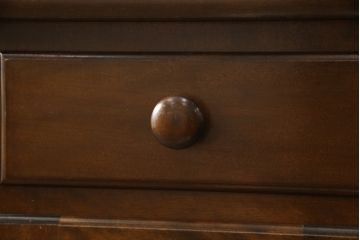 中古　美品　松本民芸家具　和・洋どちらの空間にも合わせやすいシックなサイドボード(収納棚、カウンターテーブル、サイドキャビネット)(R-059811)