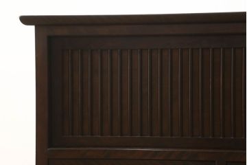 中古　美品　松本民芸家具　和モダンな雰囲気を醸し出す舞良型ローボード(定価約43万円)(テレビ台、サイドボード、リビングボード、収納棚、戸棚)(R-059814)