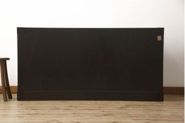 中古　欅産業　仙台箪笥　黒漆塗り　和モダンな空間づくりに活躍するサイドボード(サイドチェスト、引き出し、収納箪笥)(定価約57万円)(R-059815)
