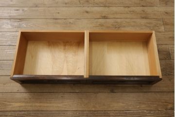 中古　美品　松本民芸家具　洋の雰囲気を感じるクラシカルなA型面取書棚(定価約49万円)(本箱、飾り棚、収納棚、キャビネット、ブックケース)(R-059820)