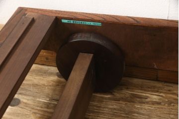 中古　美品　岩谷堂箪笥　あられ紋様の金具がモダンな雰囲気を醸し出す車箪笥(サイドチェスト、引き出し、収納箪笥、整理箪笥、和タンス)(R-059835)