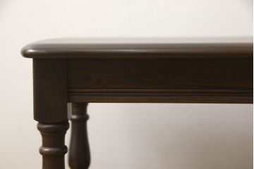 中古　美品　イギリス　ブランド家具　ERCOL(アーコール)　凝ったデザインの挽き物脚が目を惹くスツール(椅子、イス、板座チェア)(R-059838)