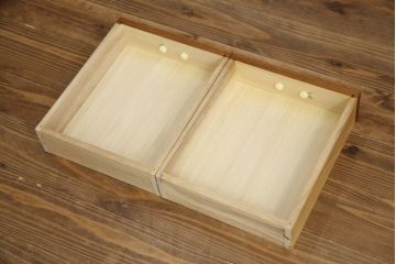 中古　美品　欅(ケヤキ)材　上品な佇まいが魅力的な和風サイドキャビネット(収納棚、戸棚、キャビネット)(R-059841)