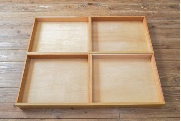和製ビンテージ　山品木工(YAMASHINA)　ローズウッド　絶版品　高級感漂う上品なキャビネット(収納棚、食器棚、戸棚、飾り棚、本箱、ブックケース、ヴィンテージ)(R-059863)