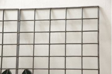 ラフジュ工房オリジナル　大正ロマン　レトロな雰囲気が魅力のステンドグラス入り明り取り2枚セット(欄間、明かり取り、建具)(R-059890)