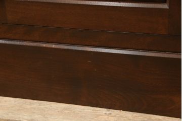 中古　美品　松本民芸家具　和モダンな佇まいが美しい食器棚(収納棚、戸棚、キャビネット、カップボード)(R-059899)