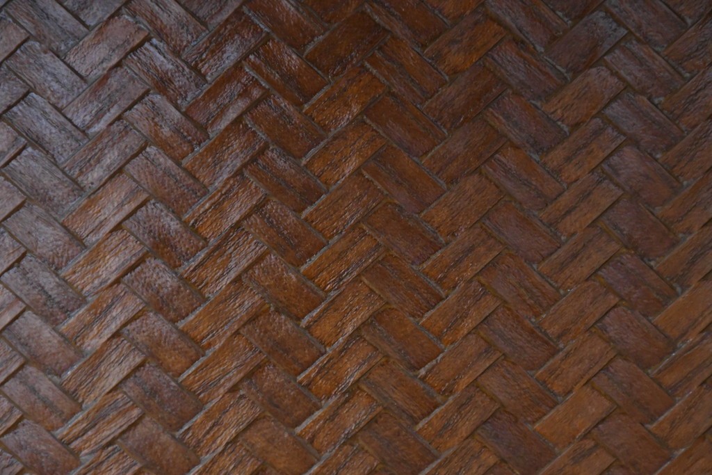 中古　美品　高級品　江戸指物　内部桐材　御蔵桑材(島桑)の美しい杢目が目を惹く重ね茶箪笥(茶棚、違い棚、収納棚、引き出し、戸棚)(定価約70万円)(R-059906)