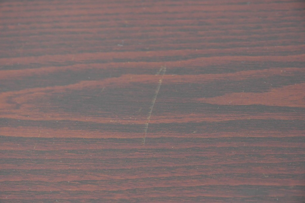 中古　美品　高級品　江戸指物　内部桐材　御蔵桑材(島桑)の美しい杢目が目を惹く重ね茶箪笥(茶棚、違い棚、収納棚、引き出し、戸棚)(定価約70万円)(R-059906)