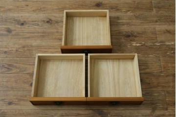 中古　屋久杉　漆塗り　品のある佇まいが美しい鏡台　(R-059907)