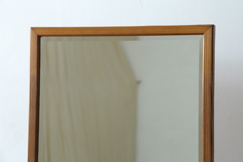 中古　屋久杉　漆塗り　品のある佇まいが美しい鏡台　(R-059907)