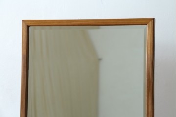 中古　屋久杉　漆塗り　品のある佇まいが美しい鏡台　(R-059907)