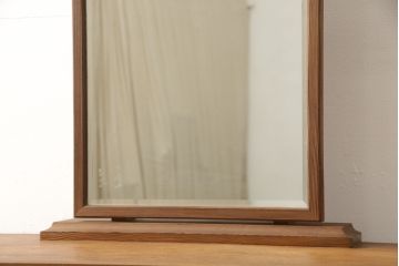 中古　屋久杉　漆塗り　品のある佇まいが美しい鏡台(ミラー、姿見)(R-059907)