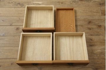 中古　屋久杉　漆塗り　品のある佇まいが美しい鏡台(ミラー、姿見)(R-059907)