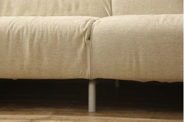 中古　美品　Cassina(カッシーナ)　MET(メット)　ピエロ・リッソーニデザイン　オットマン付き　上質なリラックスタイムを過ごせるシステムソファ(カウチソファ、3人掛けソファ、三人掛け、3P)(定価約135万円)(R-059910)