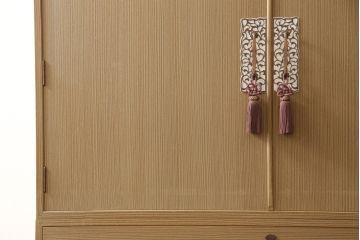 中古　国産民芸家具　職人手造り　木の温かみある色合いが魅力的な桐箪笥(並厚、和タンス、着物箪笥、衣装たんす、桐タンス)(R-059917)